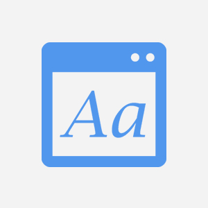 字体