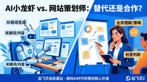 AI小龙虾可以替代网站策划师吗?这个问题需要1分为2的看