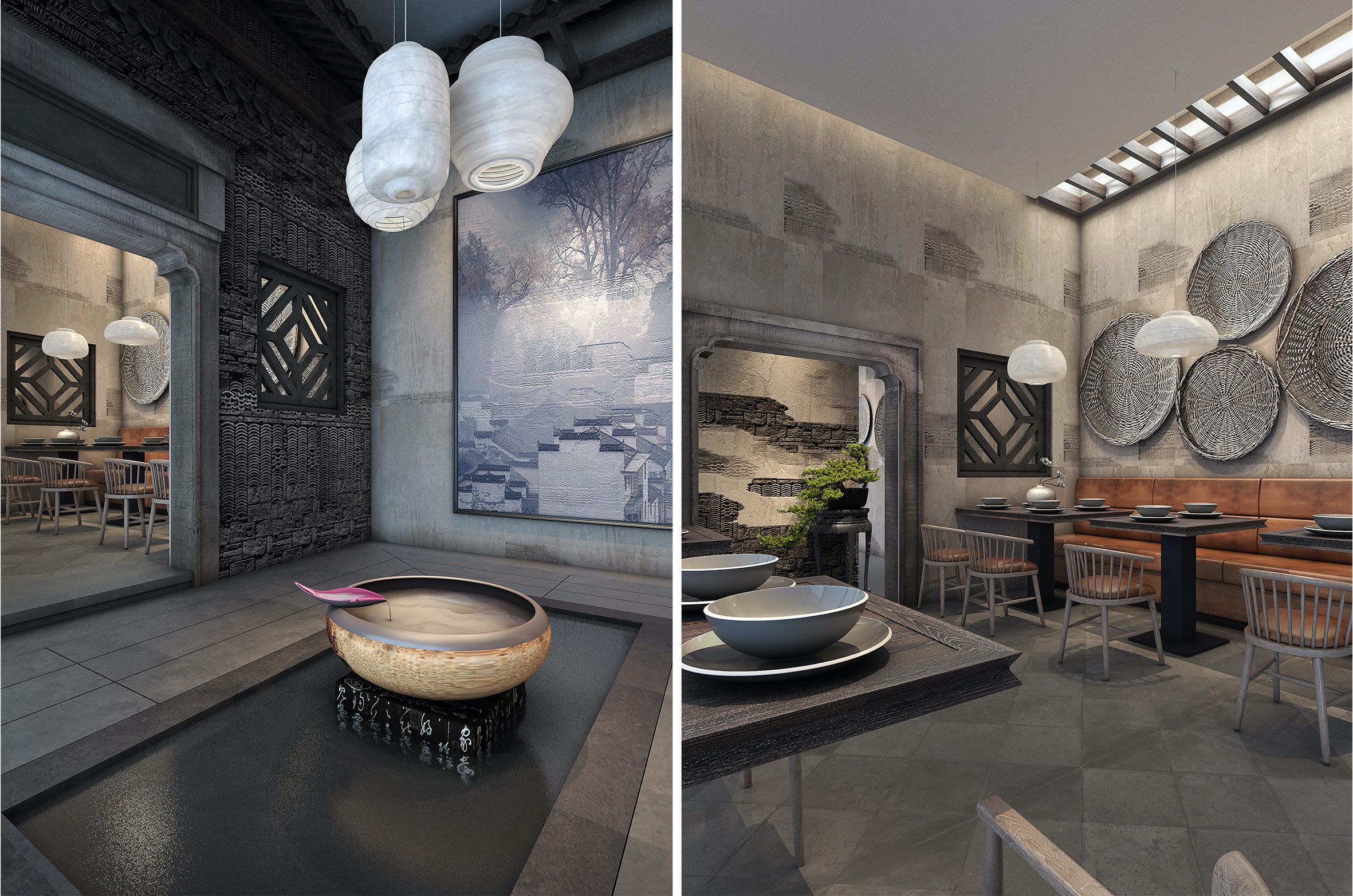 楊記興連鎖餐廳設計-餐廳設計-杭州達岸品牌策劃設計公司