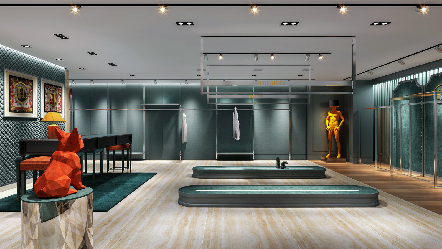 新零售空間設計-服裝店設計-杭州達岸品牌策劃設計公司