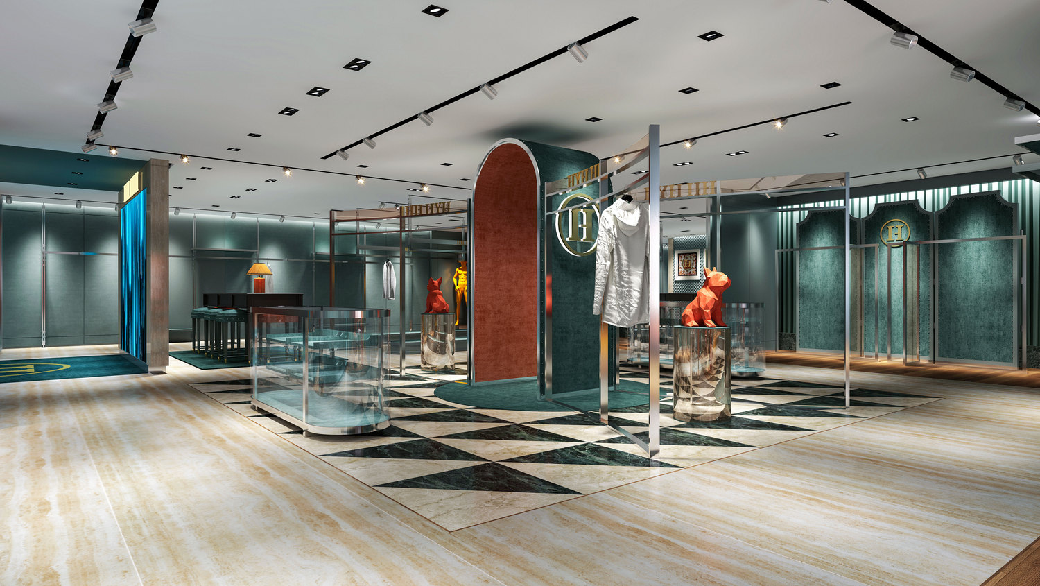 新零售空間設計-服裝店設計-杭州達岸品牌策劃設計公司