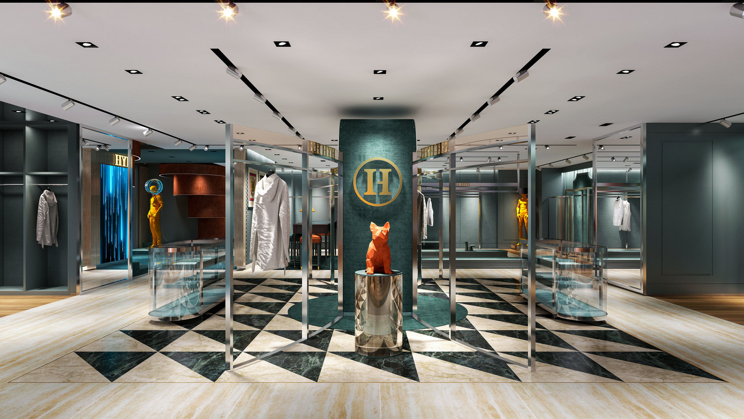 新零售空間設計-服裝店設計-杭州達岸品牌策劃設計公司