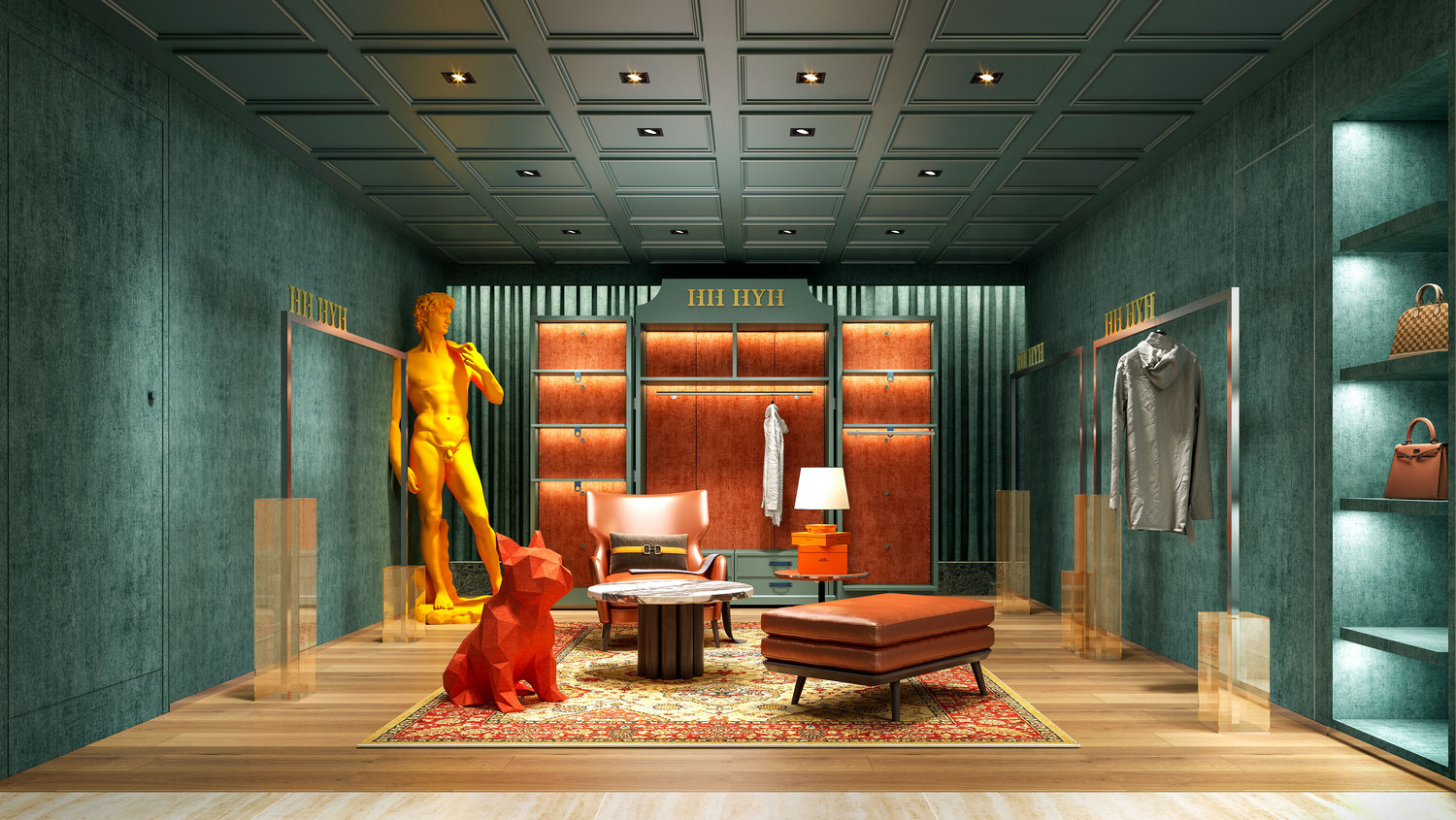 新零售空間設計-服裝店設計-杭州達岸品牌策劃設計公司