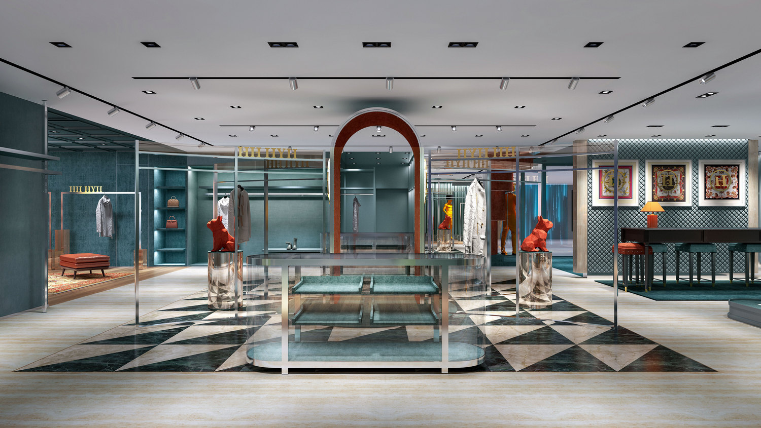 新零售空間設計-服裝店設計-杭州達岸品牌策劃設計公司